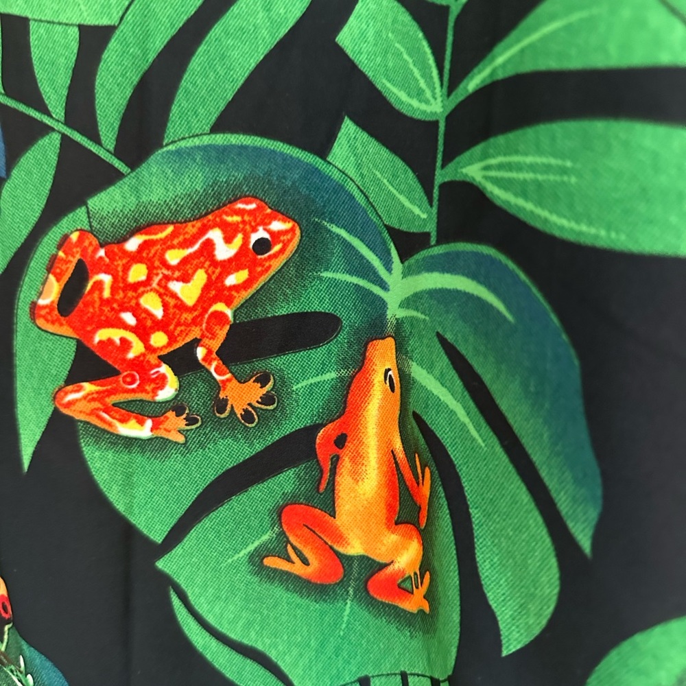 V.H.O Frog Pattern Button Down. Xl - image 6